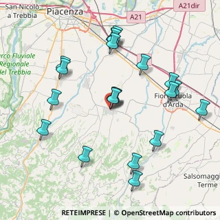 Mappa Via Luigi Galli, 29013 Carpaneto Piacentino PC, Italia (8.562)