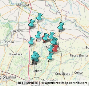 Mappa 41033 Concordia sulla Secchia MO, Italia (10.801)