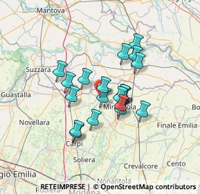 Mappa 41033 Concordia sulla Secchia MO, Italia (10.214)