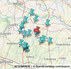 Mappa 41033 Concordia sulla Secchia MO, Italia (12.032)