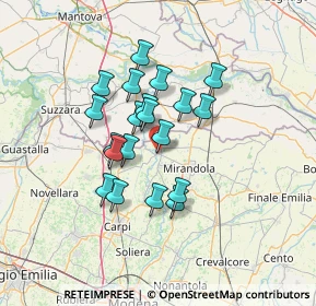 Mappa 41033 Concordia sulla Secchia MO, Italia (10.724)