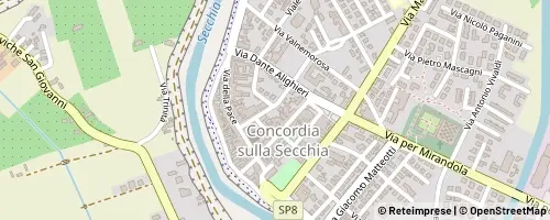 Mappa Concordia sulla Secchia