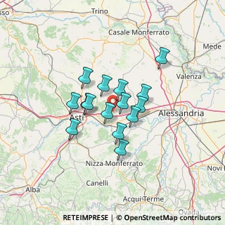 Mappa Cascina Brunetti, 14030 Refrancore AT, Italia (9.528)
