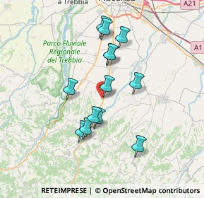 Mappa Via della Libertà, 29020 Vigolzone PC, Italia (6.27615)