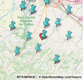 Mappa Via della Libertà, 29020 Vigolzone PC, Italia (9.1155)