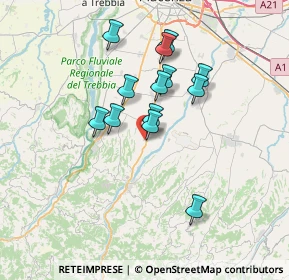 Mappa Via della Libertà, 29020 Vigolzone PC, Italia (5.82)