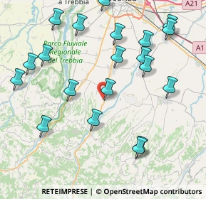 Mappa Via della Libertà, 29020 Vigolzone PC, Italia (9.4355)