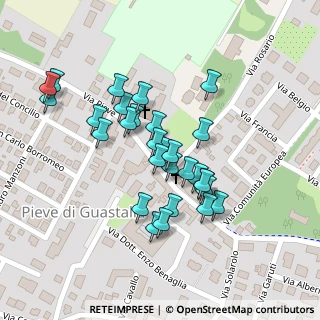 Mappa Via Pieve, 42016 Guastalla RE, Italia (0.08966)