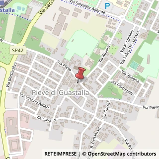 Mappa Via Pieve, 54/a, 42016 Guastalla, Reggio nell'Emilia (Emilia Romagna)