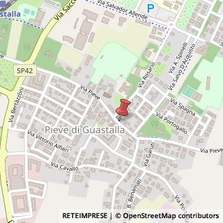 Mappa Via Pieve, 53, 42016 Guastalla, Reggio nell'Emilia (Emilia Romagna)