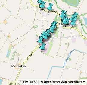 Mappa Strada della Pace, 43058 Mezzani PR, Italia (0.81154)