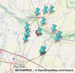 Mappa Strada della Pace, 43058 Mezzani PR, Italia (6.895)