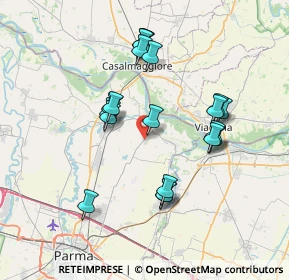 Mappa Strada della Pace, 43058 Mezzani PR, Italia (6.8925)