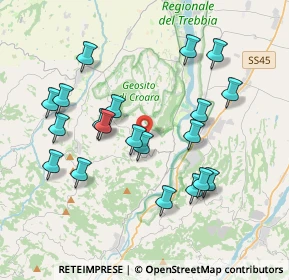 Mappa Gazzola, 29010 Gazzola PC, Italia (3.855)