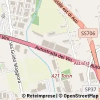 Mapa Asti