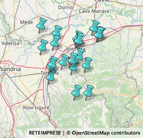 Mappa Via G. Lugano, 15052 Tortona AL, Italia (10.873)