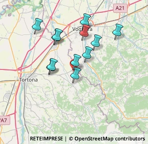 Mappa Via G. Lugano, 15052 Tortona AL, Italia (6.205)