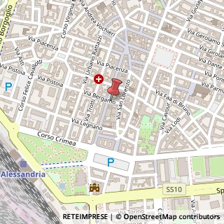 Mappa Via Bergamo, 36, 15121 Alessandria, Alessandria (Piemonte)