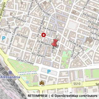 Mappa Via San Lorenzo, 72, 15121 Alessandria, Alessandria (Piemonte)