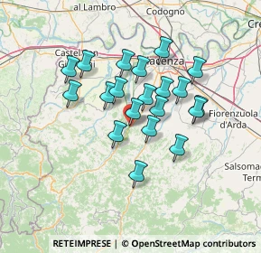 Mappa Via Sa Rocco, 29029 Rivergaro PC, Italia (11.1215)