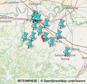 Mappa Via Don Burgazzi, 29013 Carpaneto piacentino PC, Italia (12.43278)