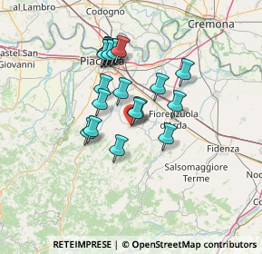 Mappa Via Don Burgazzi, 29013 Carpaneto piacentino PC, Italia (11.253)