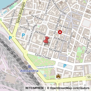 Mappa Via Legnano, 49, 15121 Alessandria, Alessandria (Piemonte)