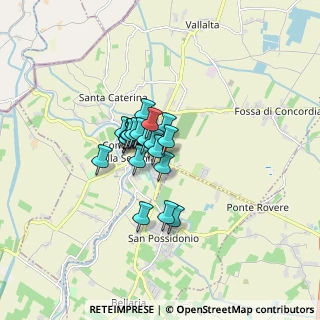 Mappa Via Novella, 41033 Concordia Sulla Secchia MO, Italia (0.9615)