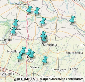 Mappa Via Novella, 41033 Concordia Sulla Secchia MO, Italia (15.74)