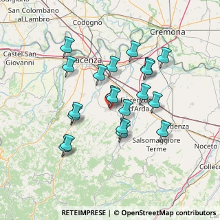 Mappa Via Papa Paolo VI, 29013 Carpaneto piacentino PC, Italia (12.947)