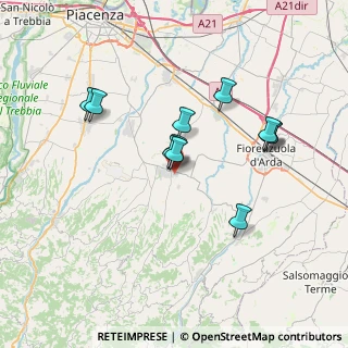 Mappa Via Papa Paolo VI, 29013 Carpaneto piacentino PC, Italia (6.27455)