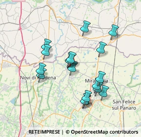 Mappa Via Piero Gobetti, 41033 Concordia Sulla Secchia MO, Italia (6.53278)