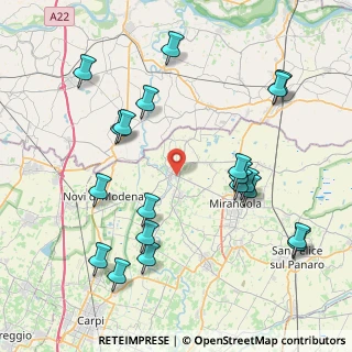 Mappa Via Piero Gobetti, 41033 Concordia Sulla Secchia MO, Italia (9.3465)
