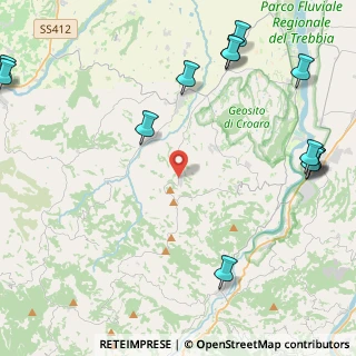 Mappa Località Rezzanello, 29010 Piozzano PC, Italia (6.28615)