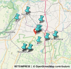 Mappa Viale Bandini, 42046 Reggiolo RE, Italia (6.436)