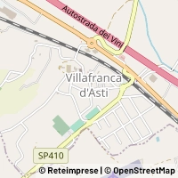 Térkép Villafranca d'Asti