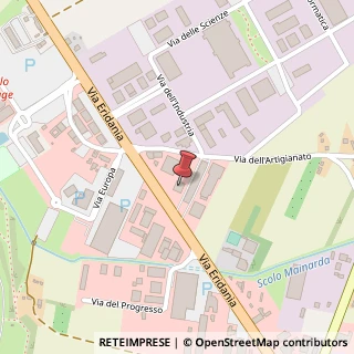 Mappa Via Eridania, 105, 45030 Occhiobello, Rovigo (Veneto)