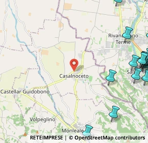 Mappa Corso Don Orione, 15052 Casalnoceto AL, Italia (3.625)