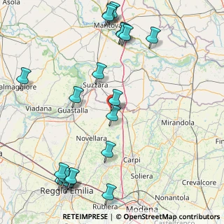 Mappa Viale Giovanni Amendola, 42046 Reggiolo RE, Italia (21.8585)