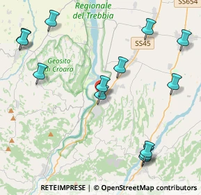 Mappa Strada Provinciale di Gossolengo, 29029 Rivergaro PC, Italia (5.05)