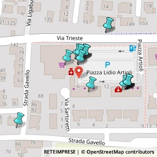 Mappa Piazza Artioli Lidio, 46100 Mantova MN, Italia (0.04231)