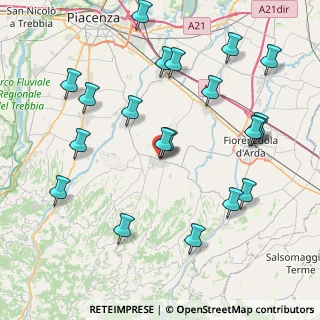 Mappa Via Cesare Battisti, 29013 Carpaneto Piacentino PC, Italia (9.305)