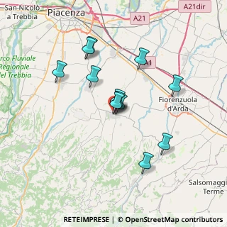 Mappa Via Cesare Battisti, 29013 Carpaneto Piacentino PC, Italia (5.94167)