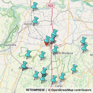 Mappa Strada Porto, 42046 Reggiolo RE, Italia (9.752)