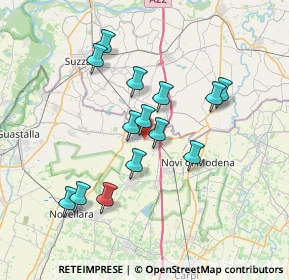 Mappa Str. Porto, 42046 Reggiolo RE, Italia (6.43)