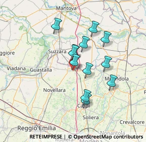 Mappa Str. Porto, 42046 Reggiolo RE, Italia (11.4775)