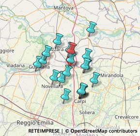 Mappa Str. Porto, 42046 Reggiolo RE, Italia (10.5365)