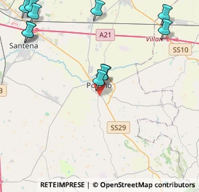 Mappa Via Ternavasso, 10046 Poirino TO, Italia (5.52727)