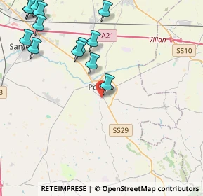 Mappa Via Ternavasso, 10046 Poirino TO, Italia (5.47385)