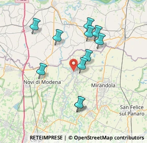 Mappa Via G. Carducci, 41033 Concordia Sulla Secchia MO, Italia (7.03)